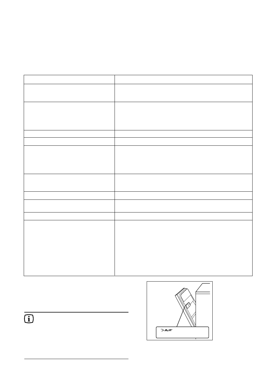 Something not working, Symptom solution | Zanussi DA 6152 User Manual | Page 16 / 24