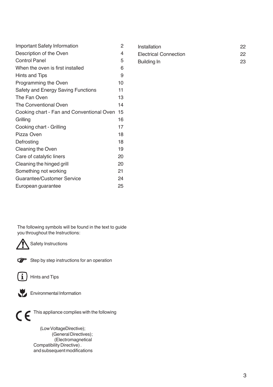 Zanussi ZOB 1060 User Manual | Page 3 / 28