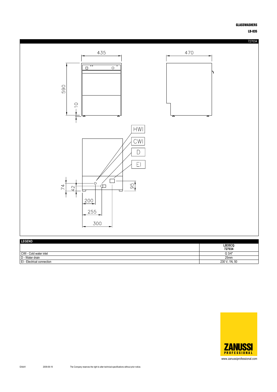 Zanussi | Zanussi 727034 User Manual | Page 3 / 6