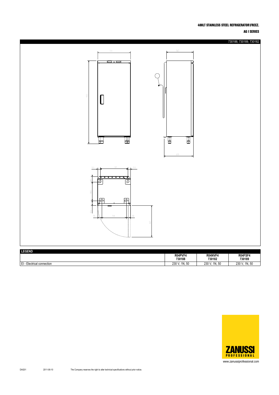 Zanussi | Zanussi 730190 User Manual | Page 3 / 5