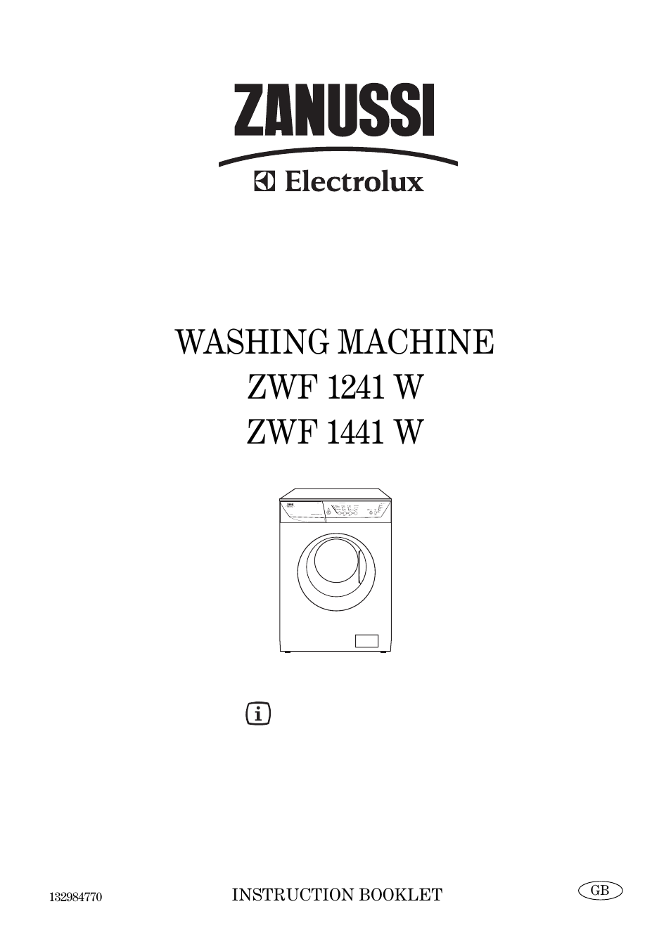 Zanussi ZWF 1241 W User Manual | 26 pages