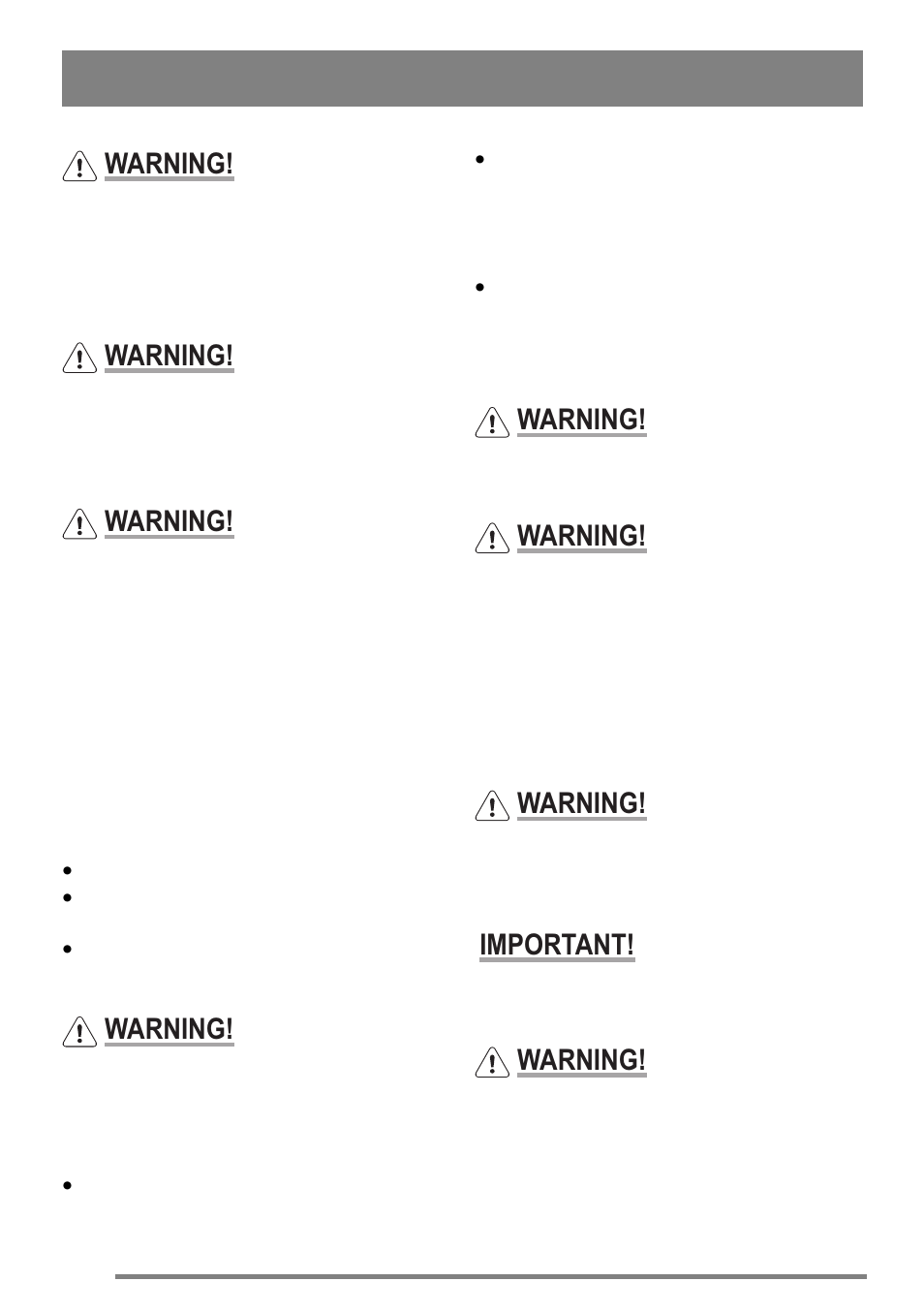 Hints and tips, Warning, Important | Zanussi FH10 User Manual | Page 14 / 44