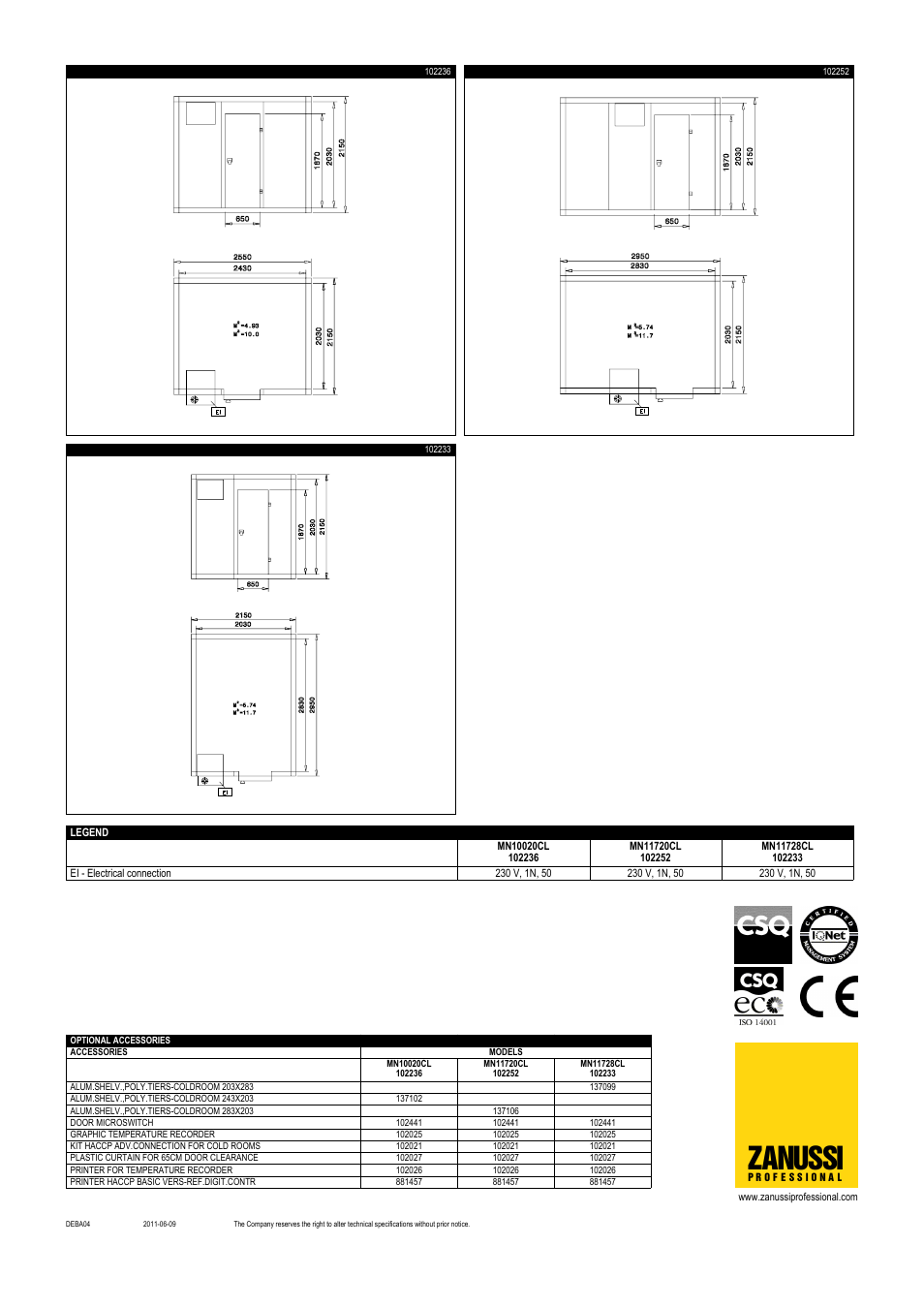 Zanussi | Zanussi 102233 User Manual | Page 2 / 2