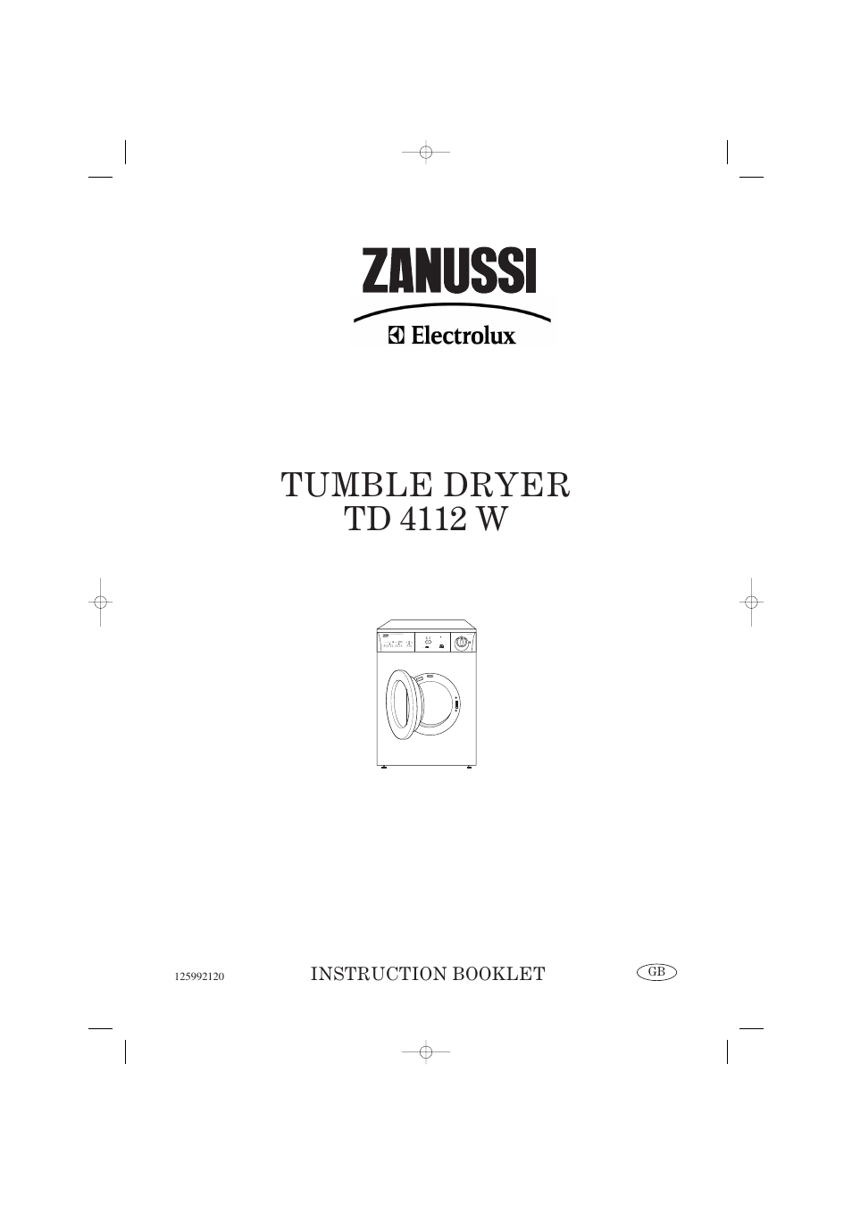 Zanussi TD 4112 W User Manual | 17 pages