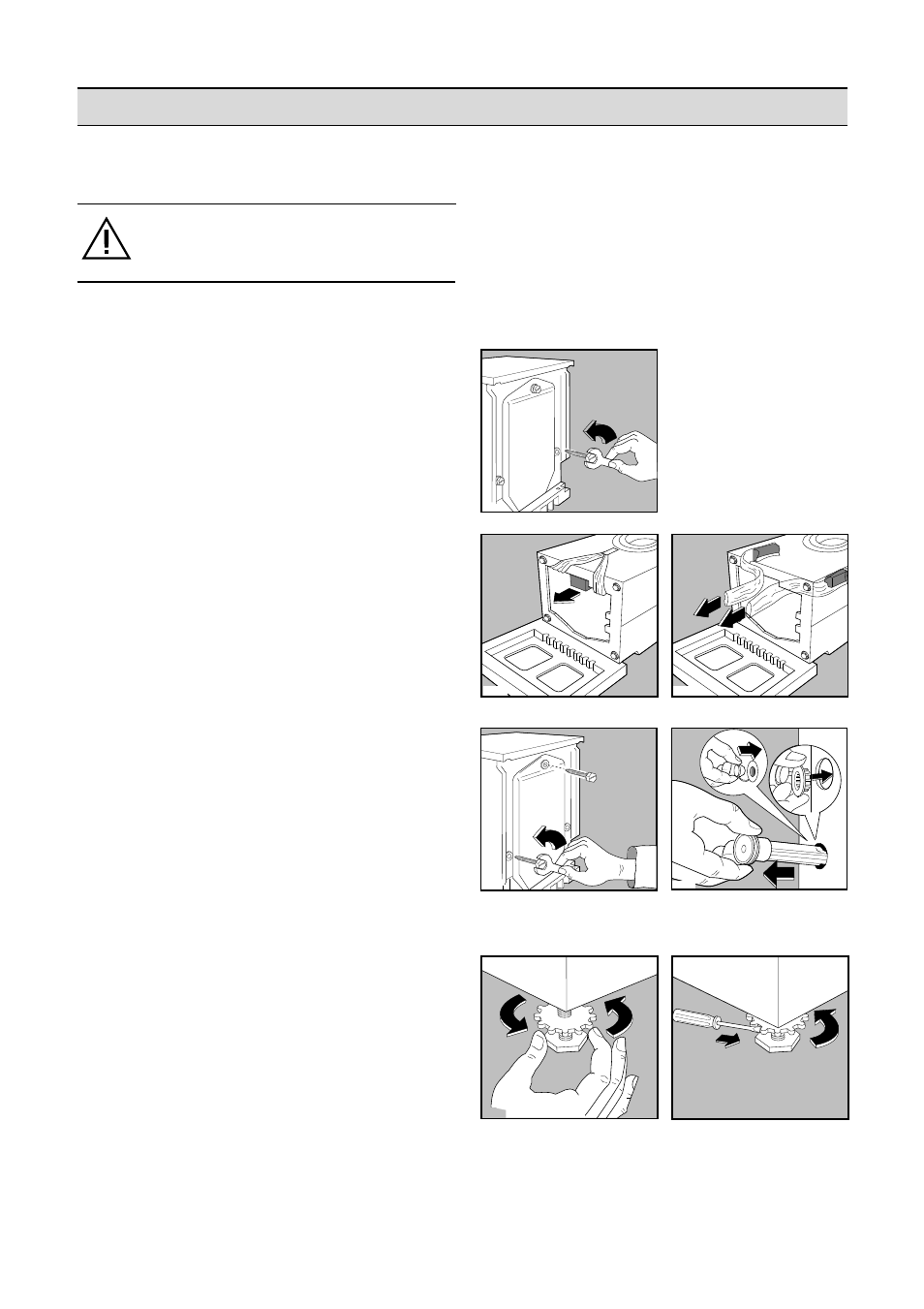 Installation, Unpacking, Positioning | Zanussi WASHER-DRYER WJS 1382 User Manual | Page 6 / 22