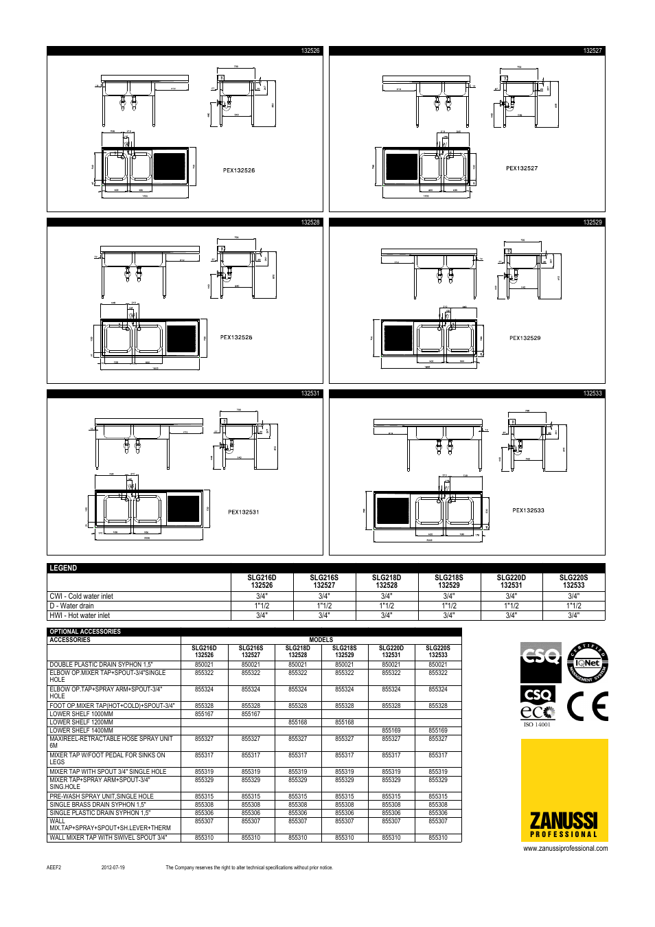 Zanussi | Zanussi 132529 User Manual | Page 2 / 2