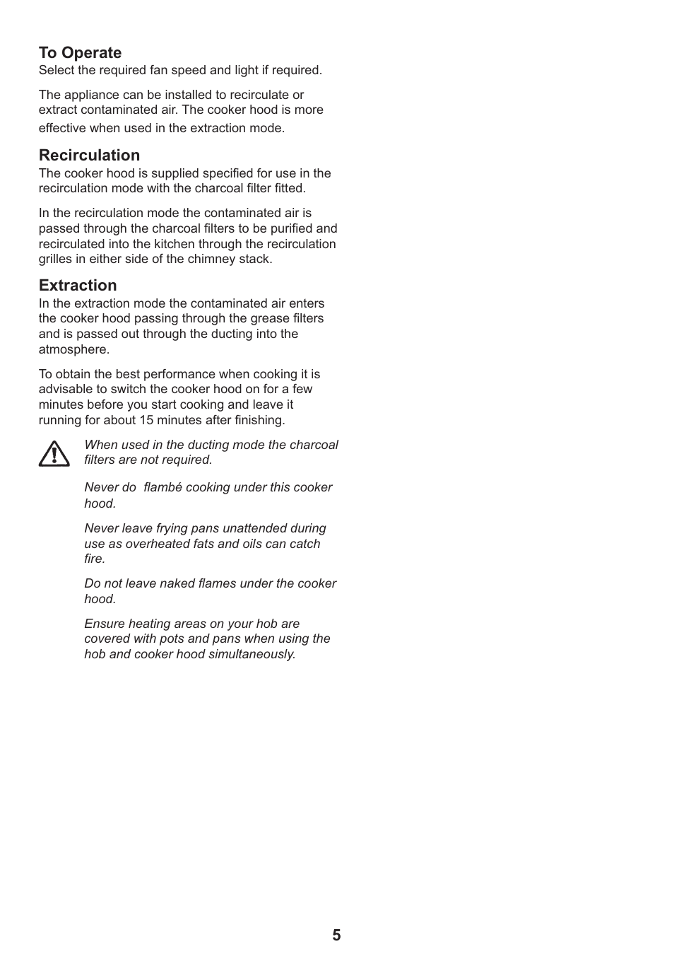 Zanussi ZHC 925 User Manual | Page 5 / 20