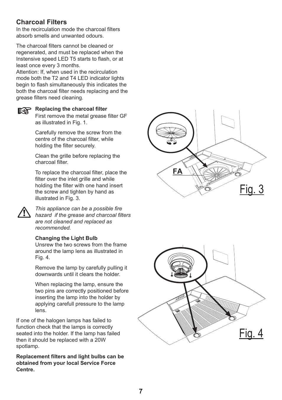 Fig. 3, Fig. 4 | Zanussi ZHC 925 User Manual | Page 7 / 20