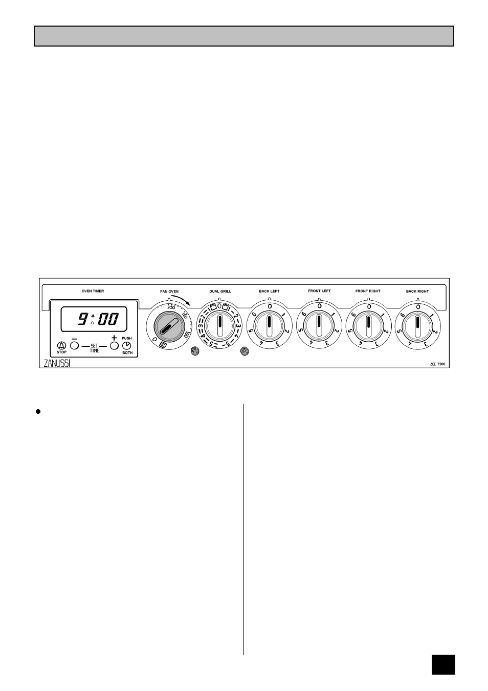 The fan oven | Zanussi ZCE 7200 User Manual | Page 17 / 28