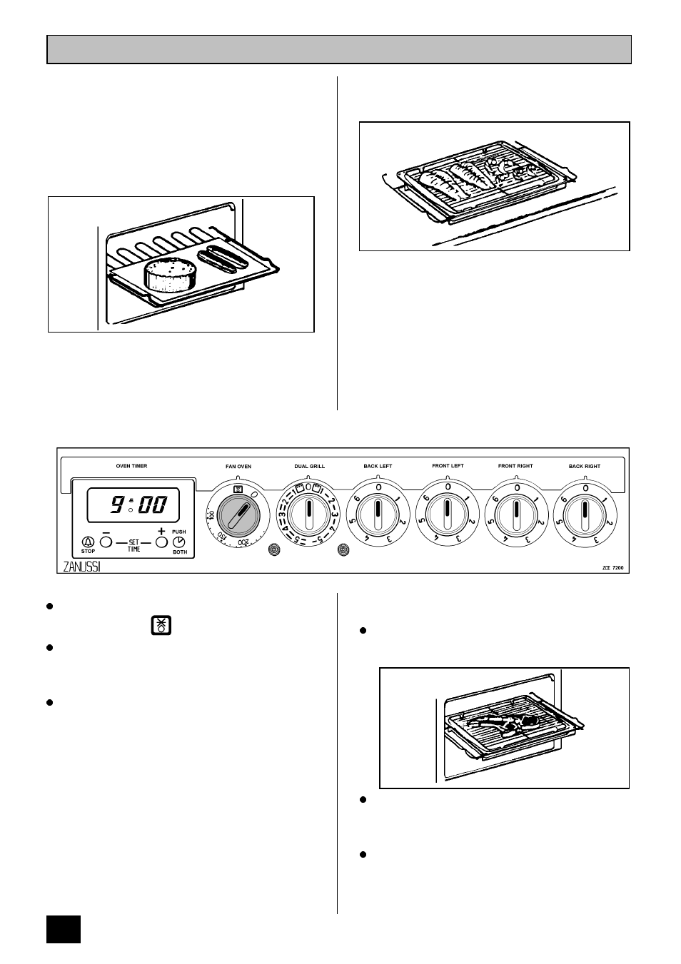 Defrosting | Zanussi ZCE 7200 User Manual | Page 20 / 28