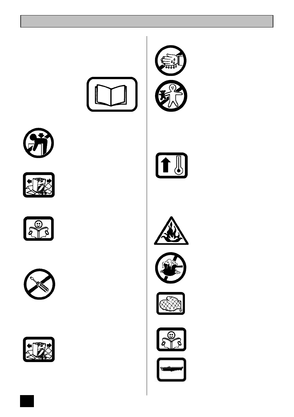 Safety | Zanussi ZCE 7200 User Manual | Page 6 / 28