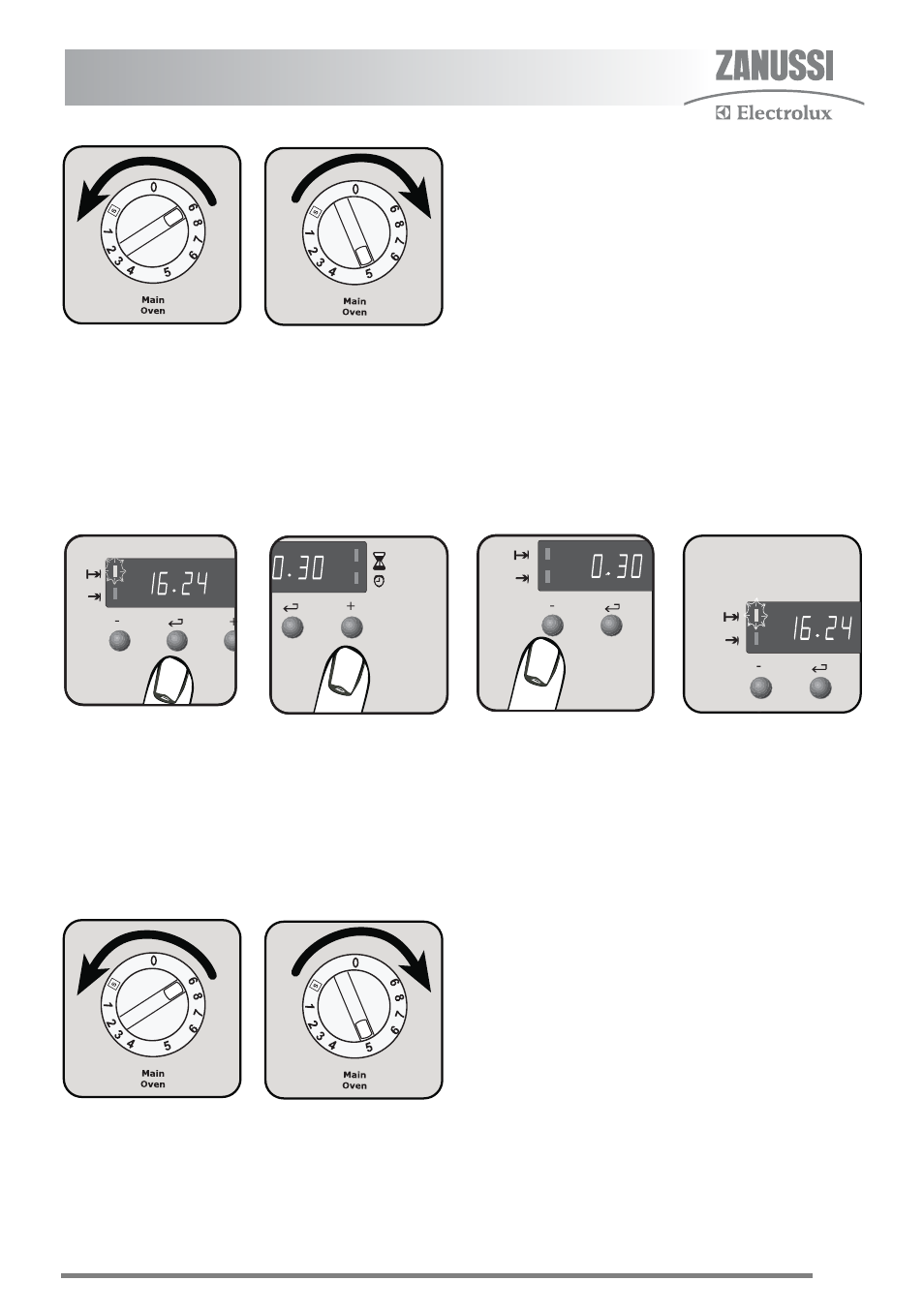 Zanussi ZKG5540 User Manual | Page 11 / 44