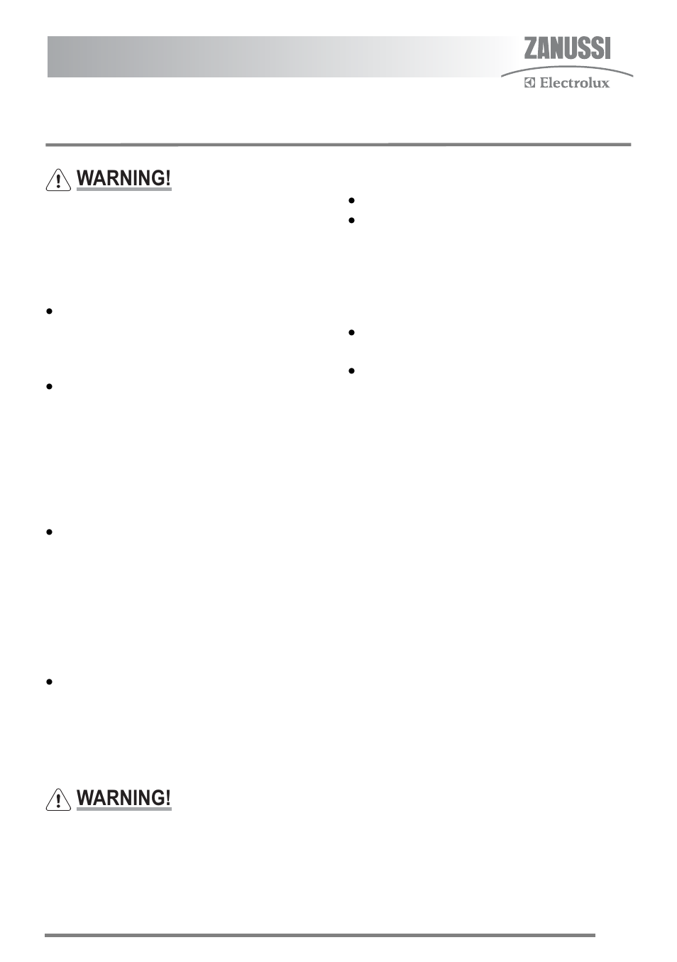 Care and cleaning, Cleaning materials, Cleaning the outside of the appliance | Cleaning the hob, When replacing hob burner parts, Warning | Zanussi ZKG5540 User Manual | Page 27 / 44