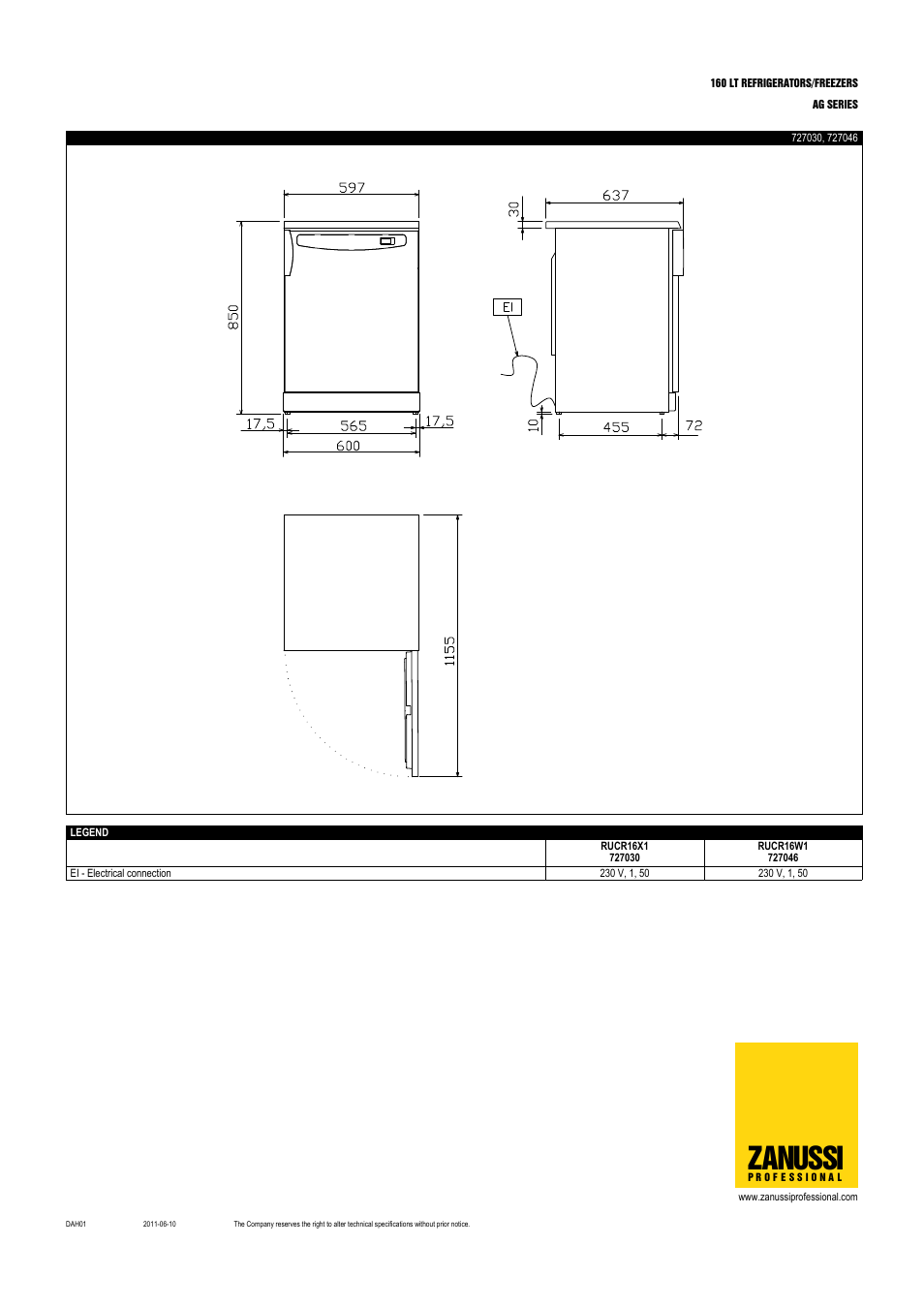 Zanussi | Zanussi 726588 User Manual | Page 3 / 5