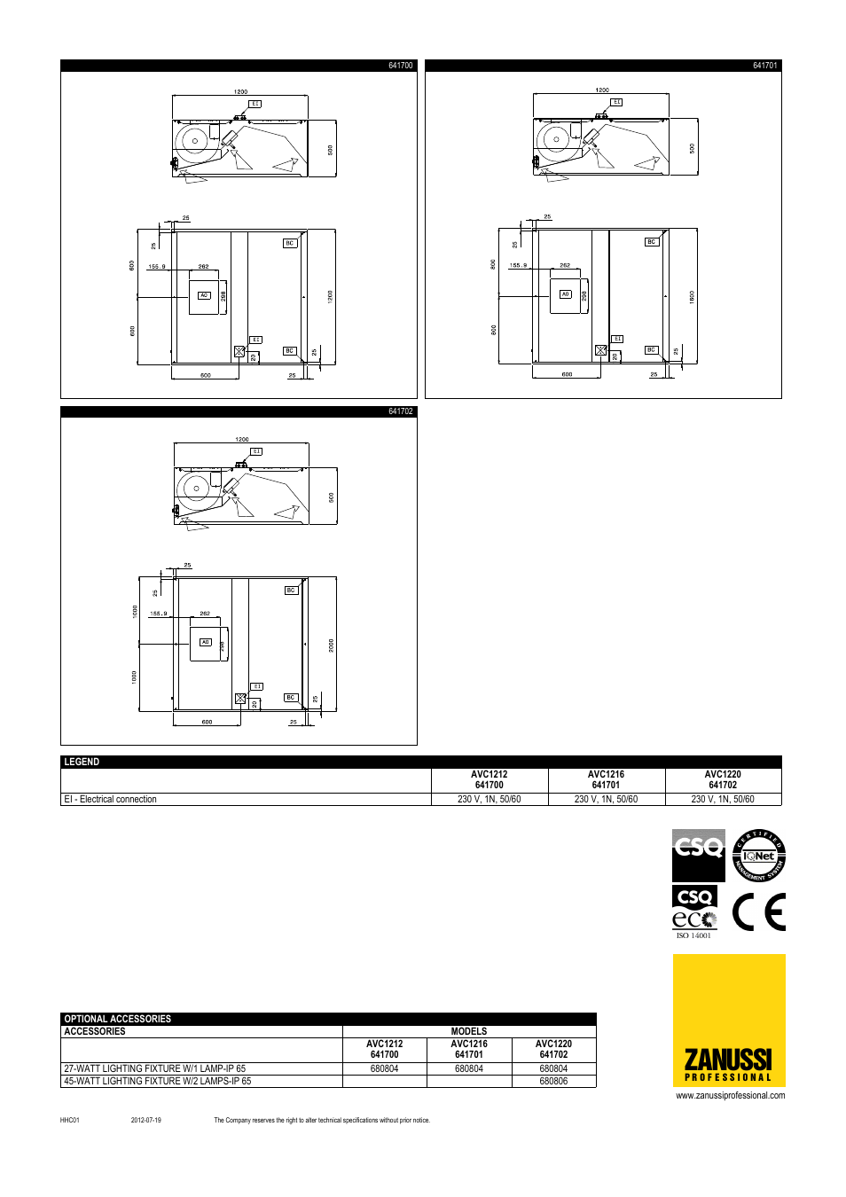 Zanussi | Zanussi 641701 User Manual | Page 2 / 2