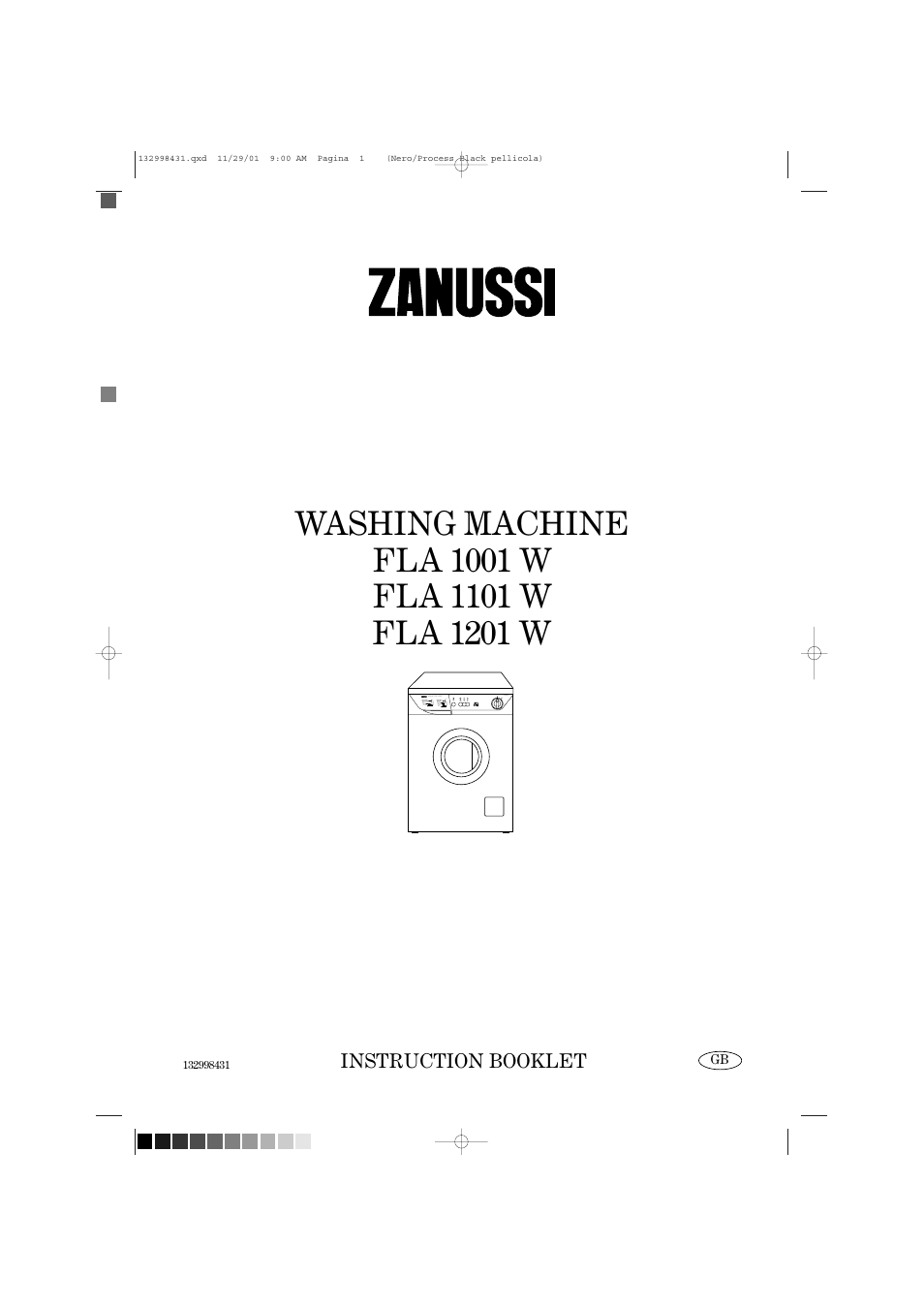 Zanussi FLA 1001 W User Manual | 28 pages