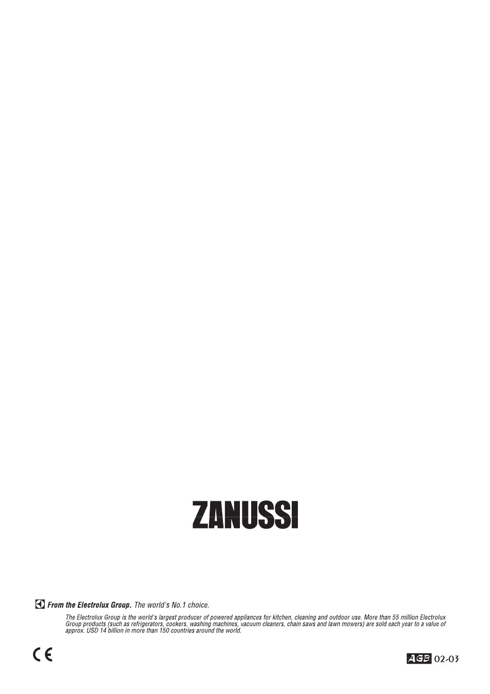 Zanussi DCE 5655 User Manual | Page 20 / 20