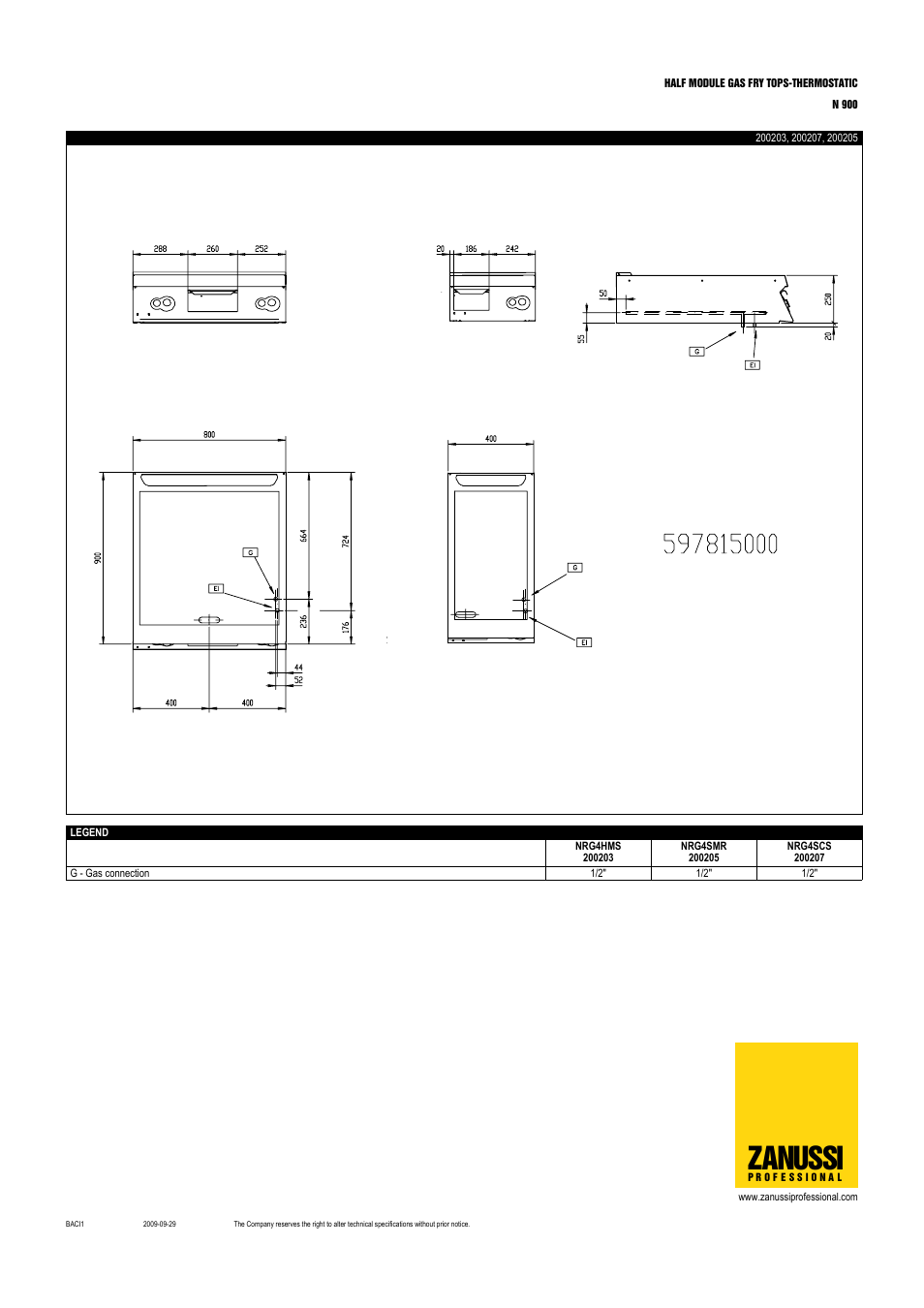 Zanussi | Zanussi NRG4SCS User Manual | Page 3 / 3