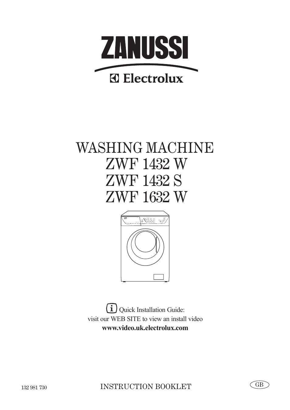 Zanussi ZWF 1432 S User Manual | 26 pages