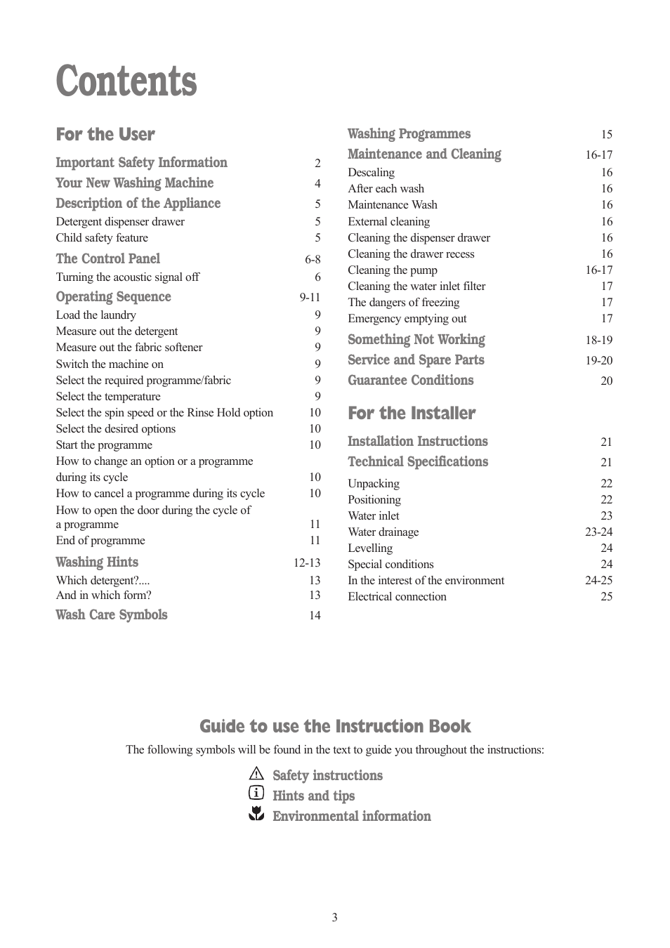 Zanussi ZWF 1432 S User Manual | Page 3 / 26