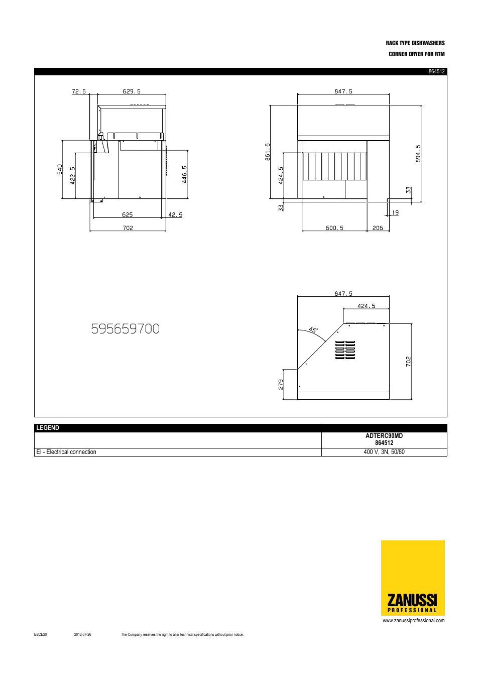 Zanussi | Zanussi 864513 User Manual | Page 3 / 4