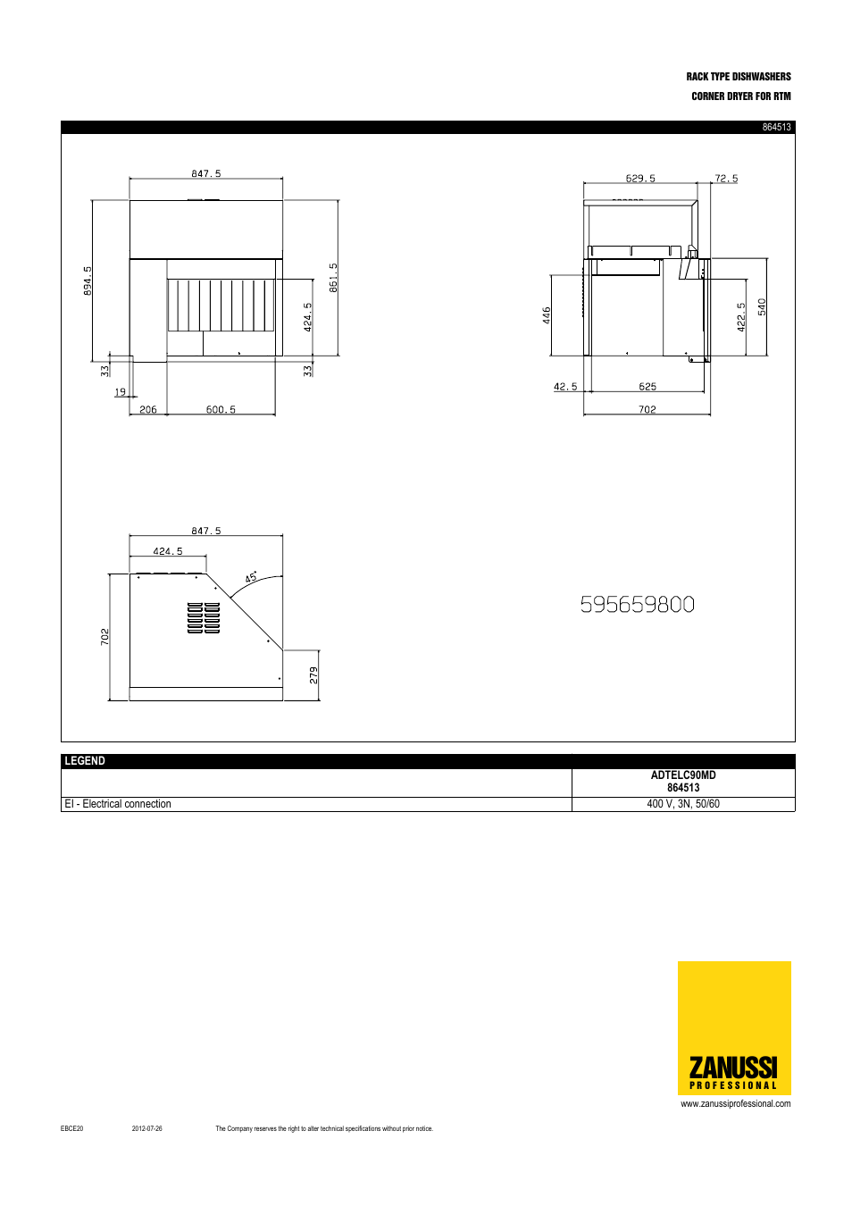 Zanussi | Zanussi 864513 User Manual | Page 4 / 4