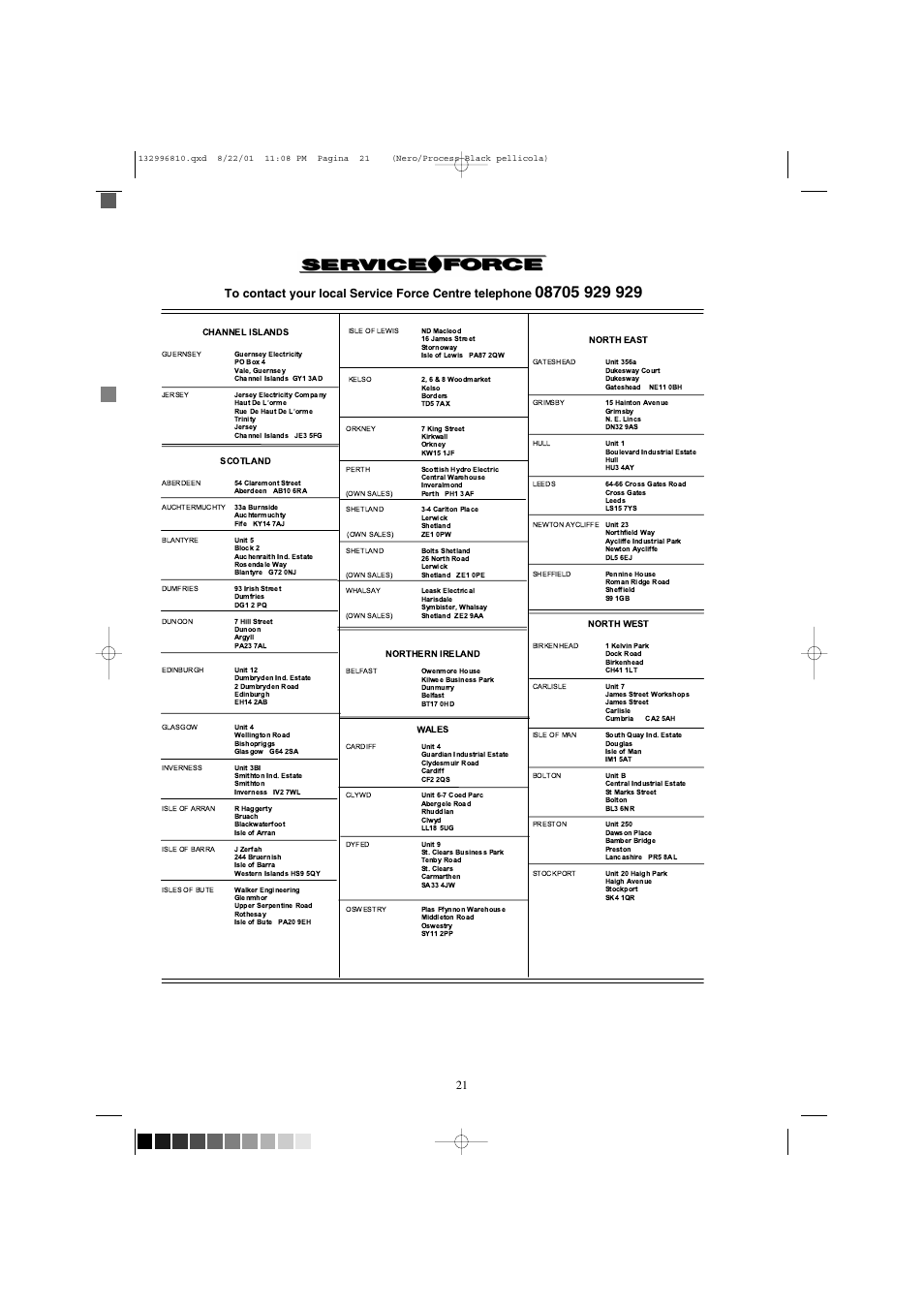 Zanussi FLA 1002 W User Manual | Page 21 / 28