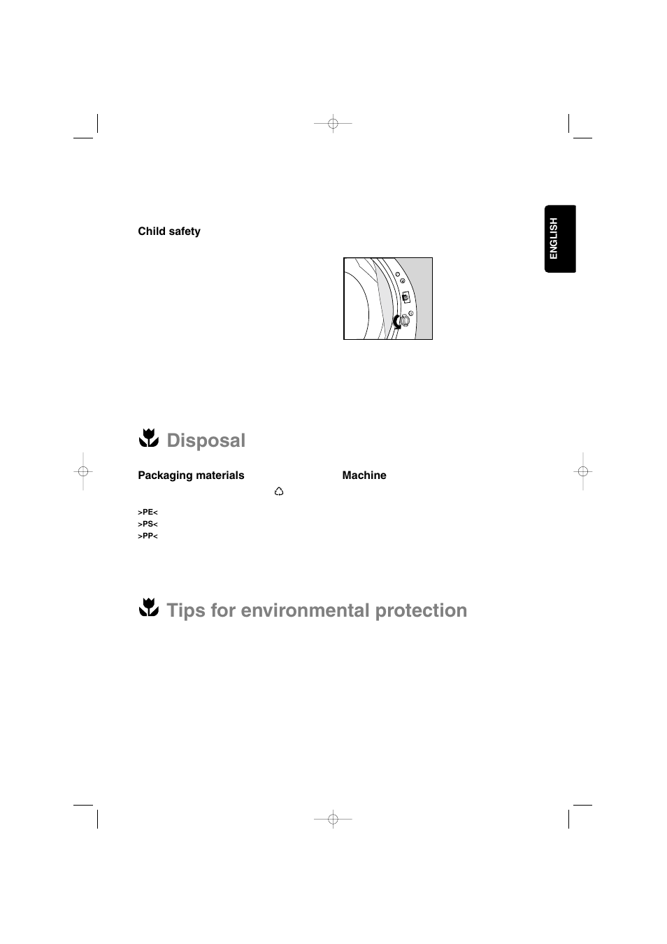 Disposal tips for environmental protection | Zanussi IZ10 User Manual | Page 5 / 24
