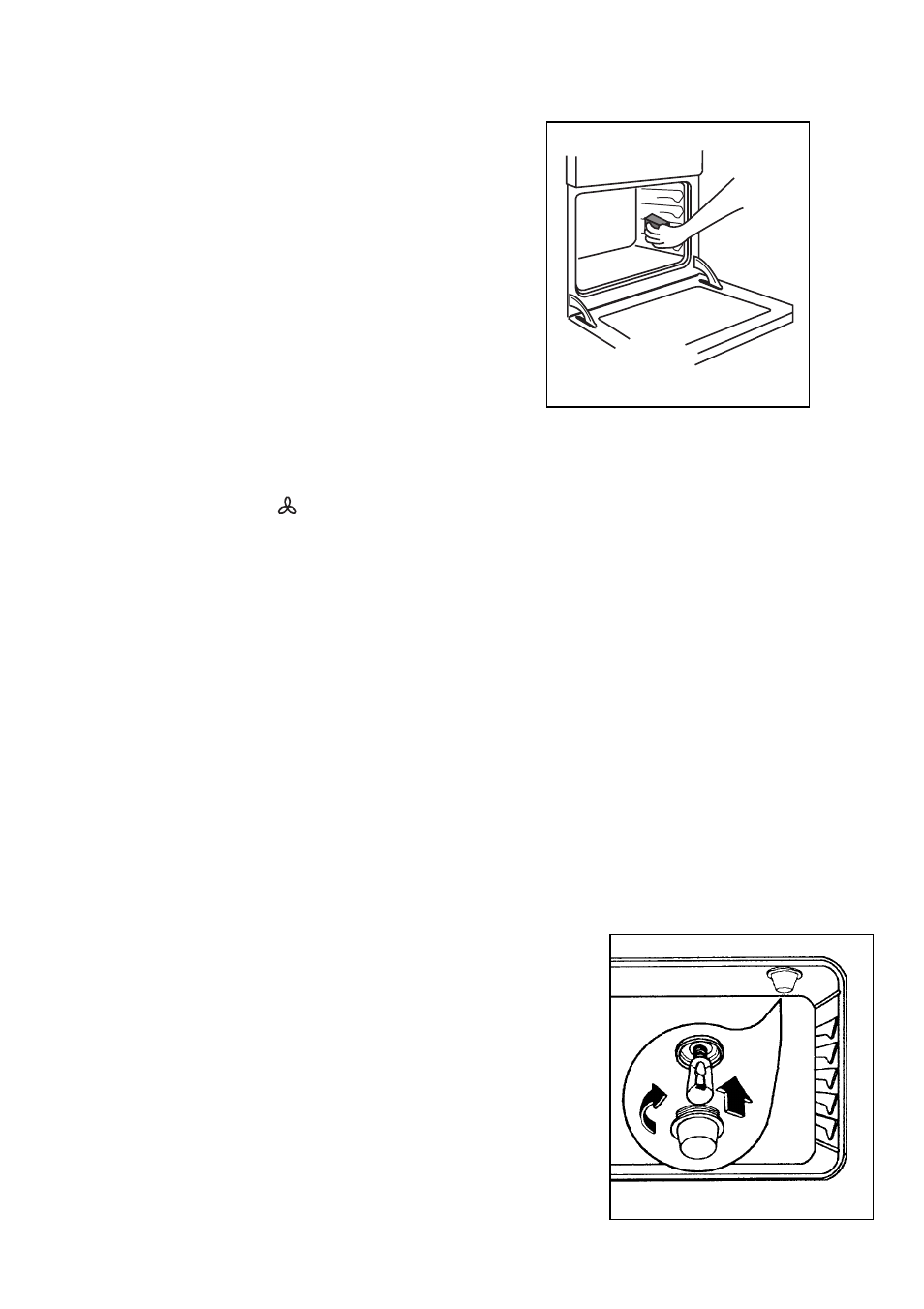 Oven lamp replacement | Zanussi ZCE 610 X User Manual | Page 20 / 25