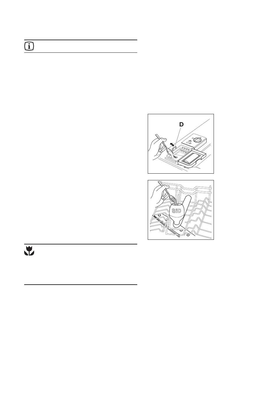 Use of detergent, Compact detergents with enzymes | Zanussi DWS 949 User Manual | Page 10 / 24