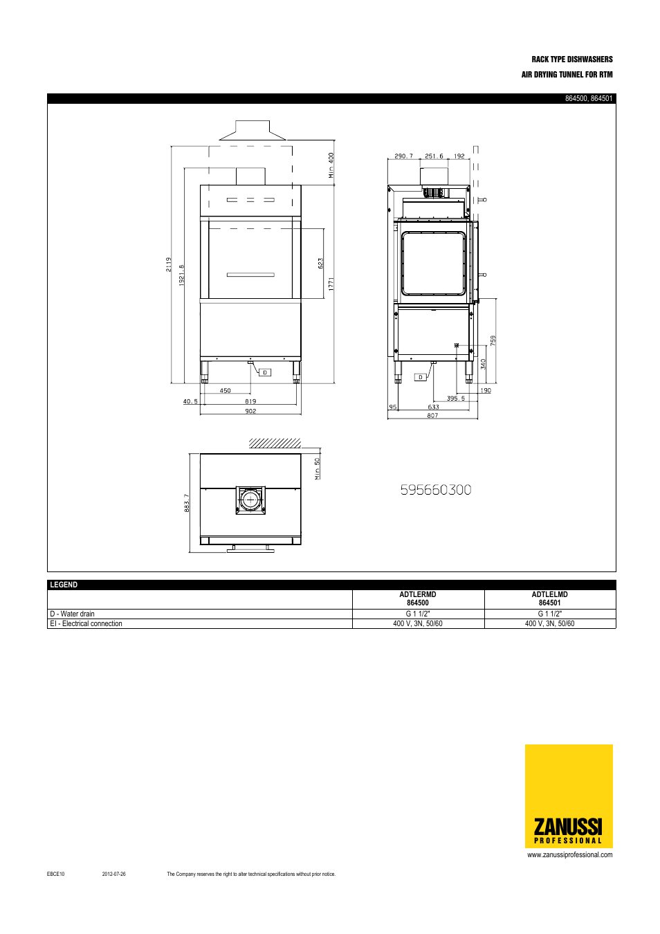 Zanussi | Zanussi ADTELMD User Manual | Page 3 / 4