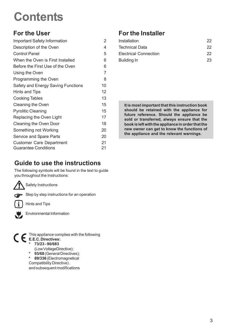 Zanussi ZPB 1260 User Manual | Page 3 / 24