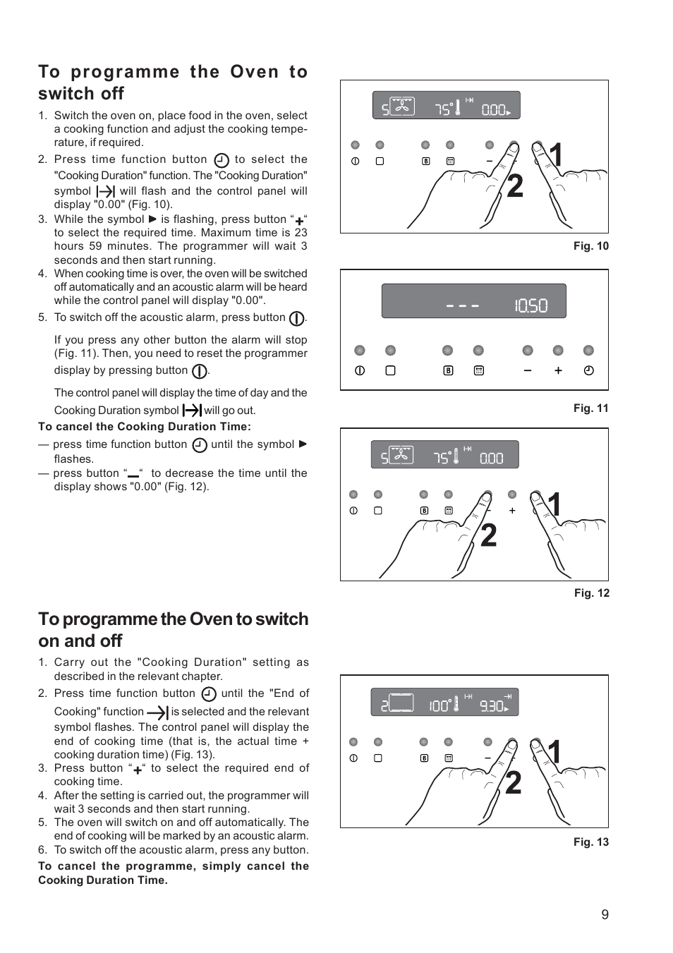 Zanussi ZPB 1260 User Manual | Page 9 / 24