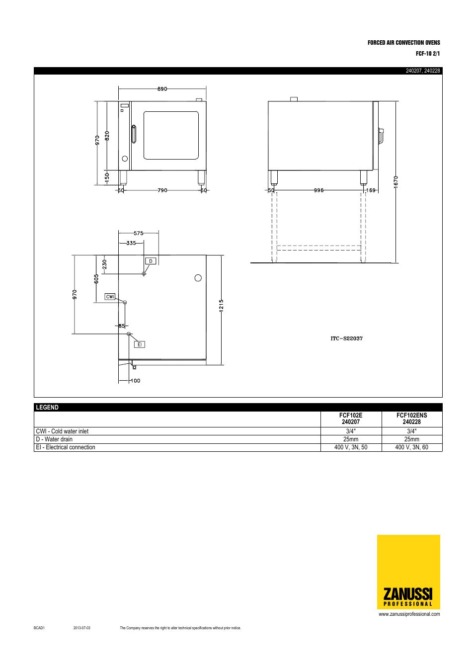 Zanussi | Zanussi 240224 User Manual | Page 4 / 4