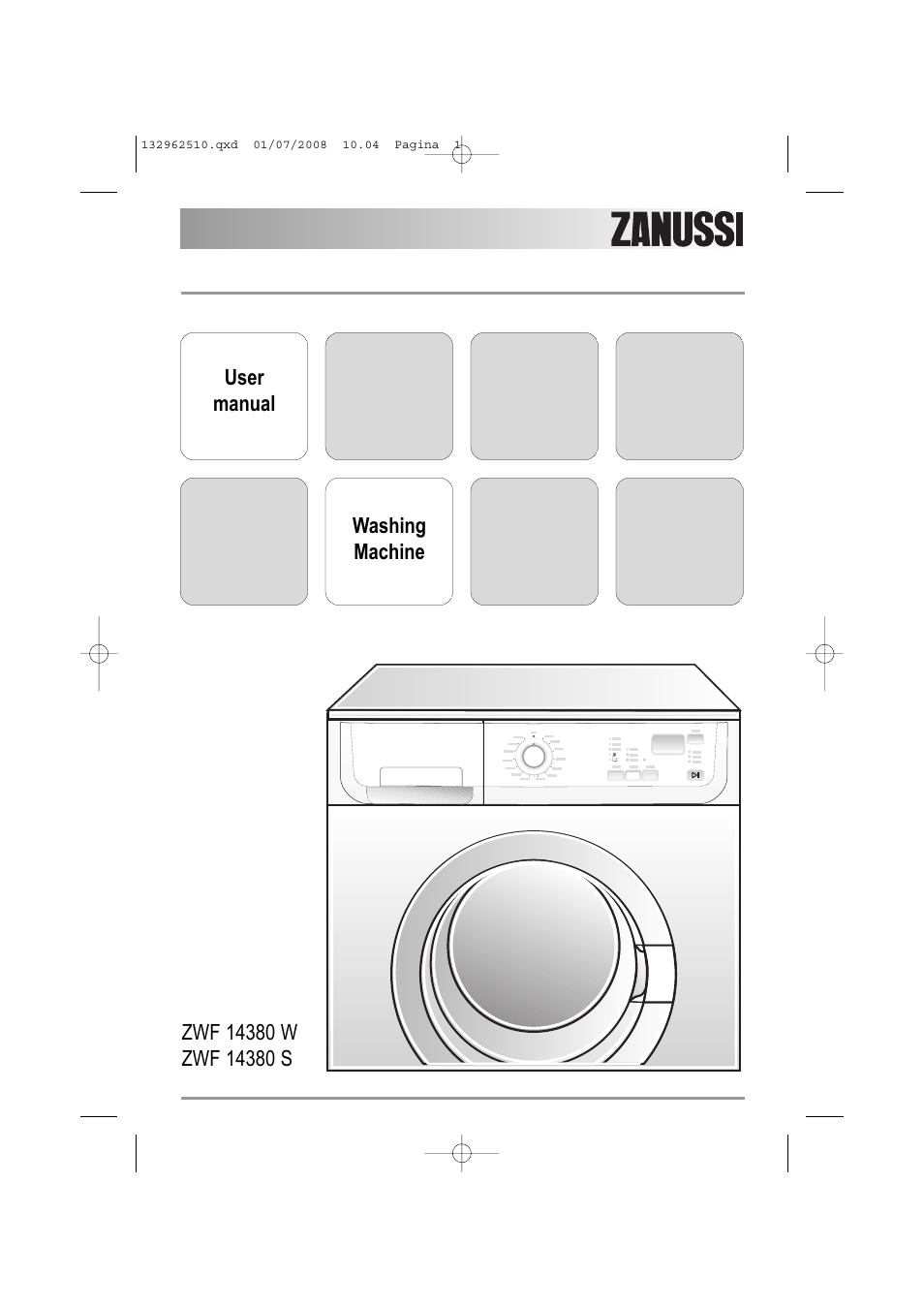 Zanussi ZWF 14380 S User Manual | 32 pages