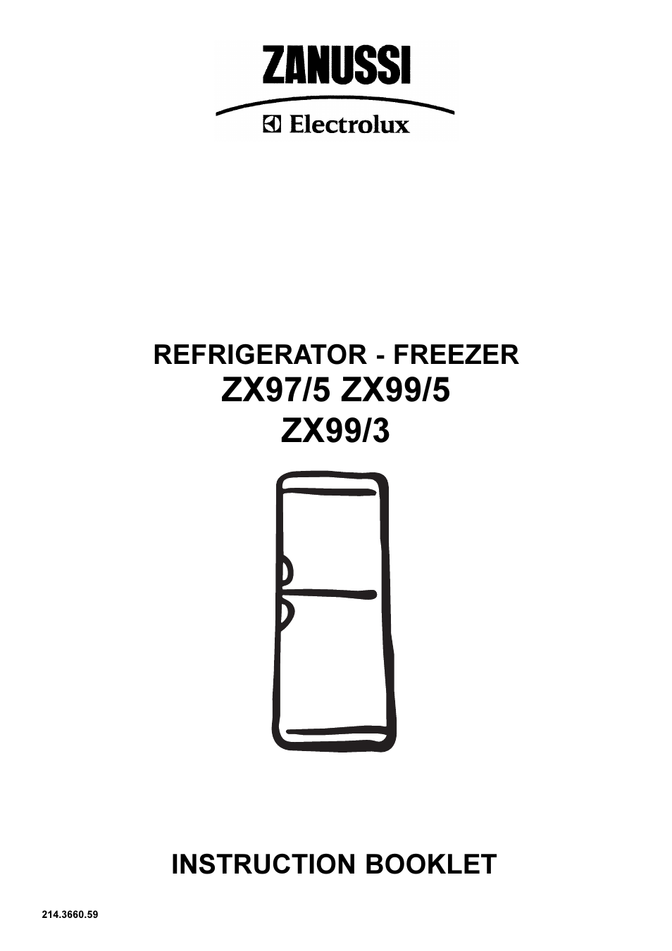 Zanussi ZX99/3 User Manual | 16 pages