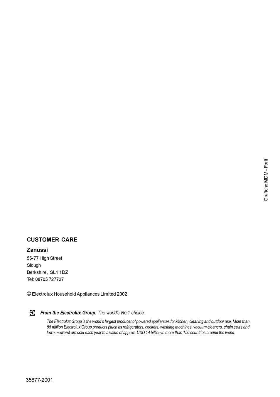 Zanussi ZCG 611 User Manual | Page 24 / 24