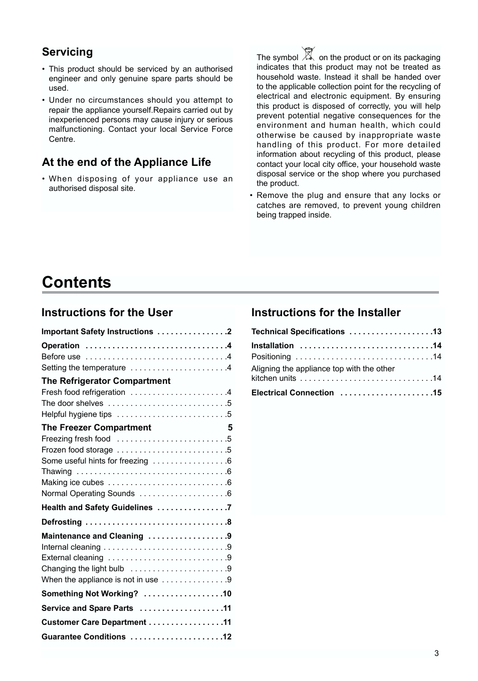 Zanussi ZERT 2170 X User Manual | Page 3 / 16