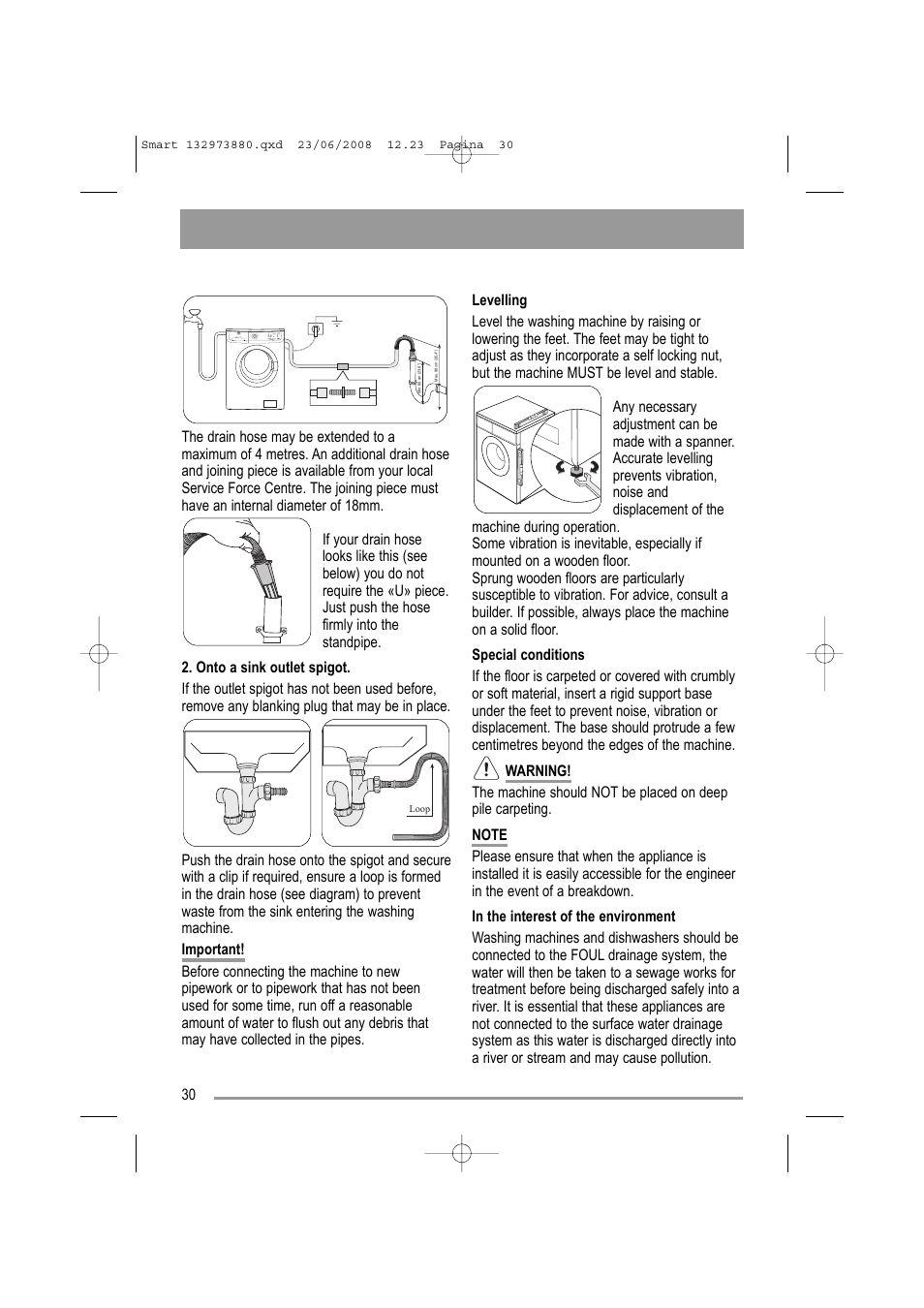 Zanussi ZWF 14581 W User Manual | Page 30 / 36