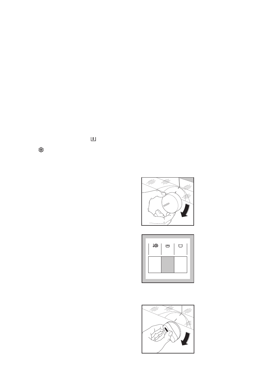 Load the laundry, Measure out the detergent and fabric softener, Select the programme | Select the required option, Select the required time | Zanussi WJS 1197 W User Manual | Page 13 / 31