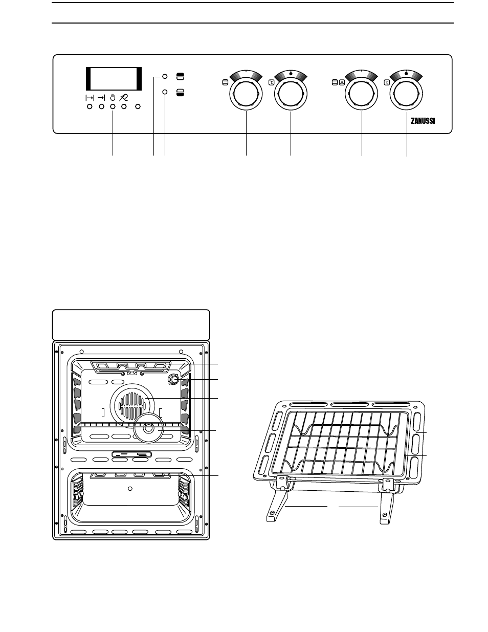 Double oven features | Zanussi ZBD 902 User Manual | Page 9 / 25