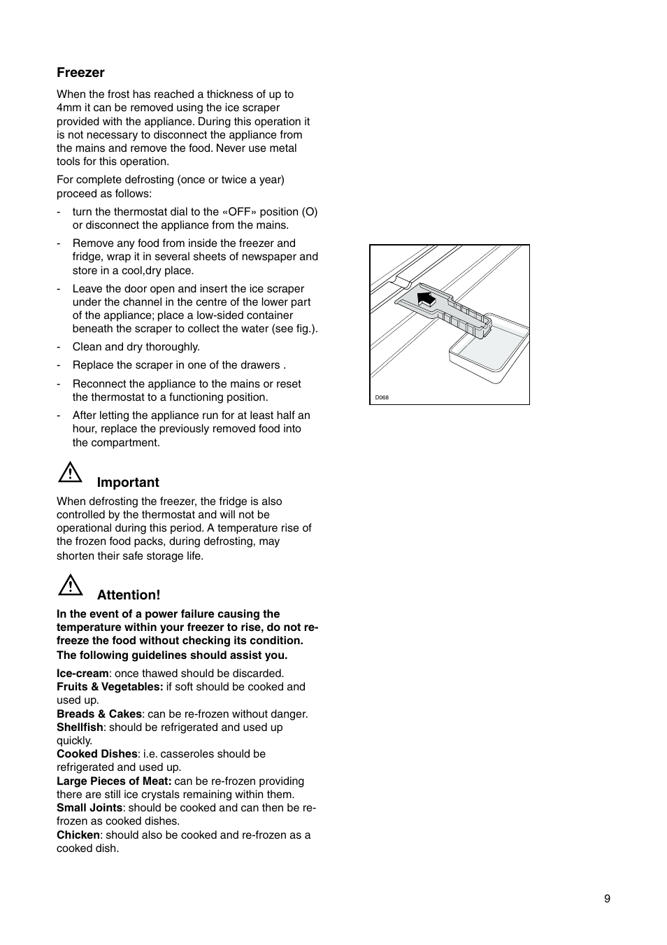 Zanussi ZRB 2825 W User Manual | Page 9 / 20