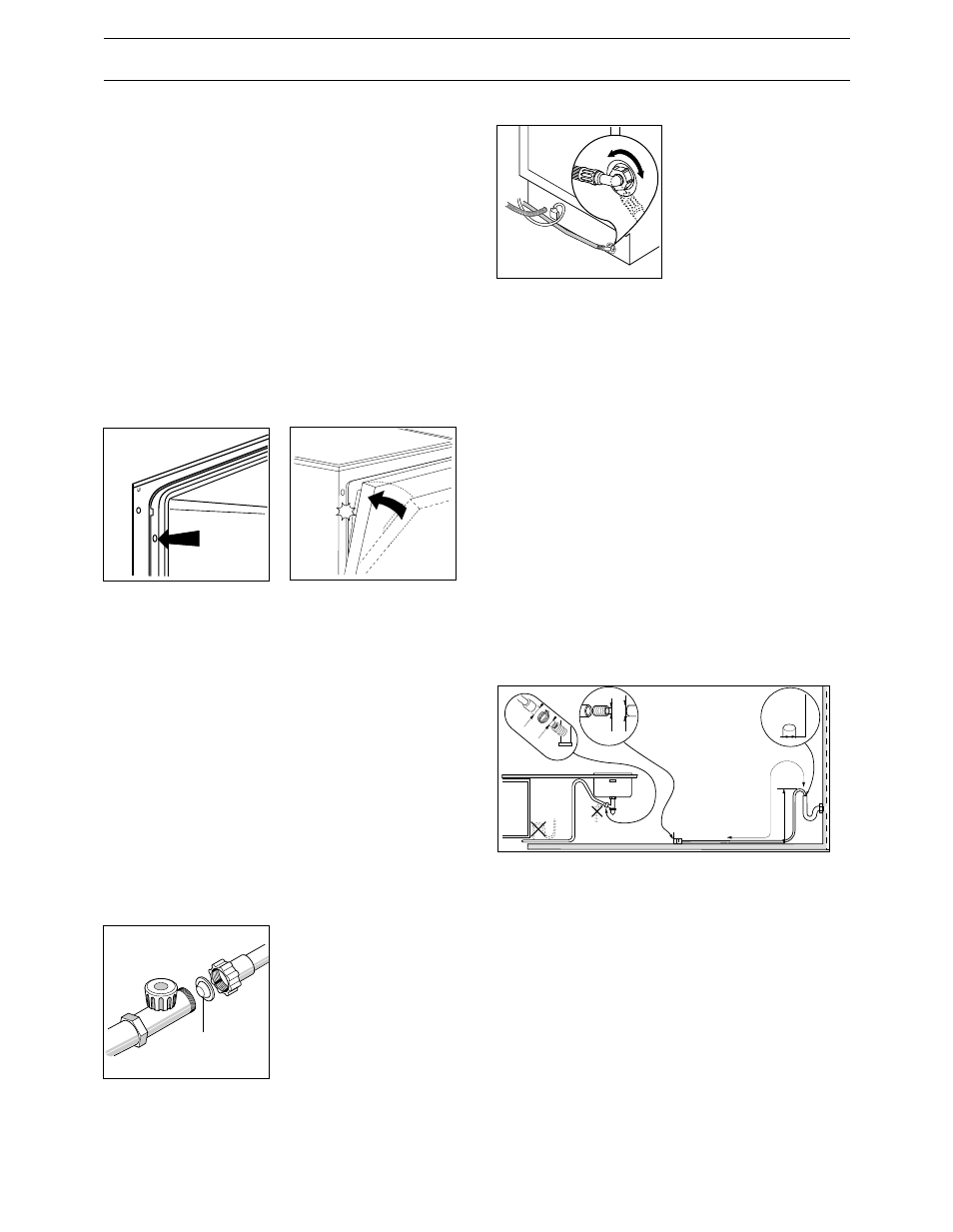 Installation, Positioning, Levelling | Water supply connections, Water outlet connection | Zanussi ZT 415 User Manual | Page 4 / 20