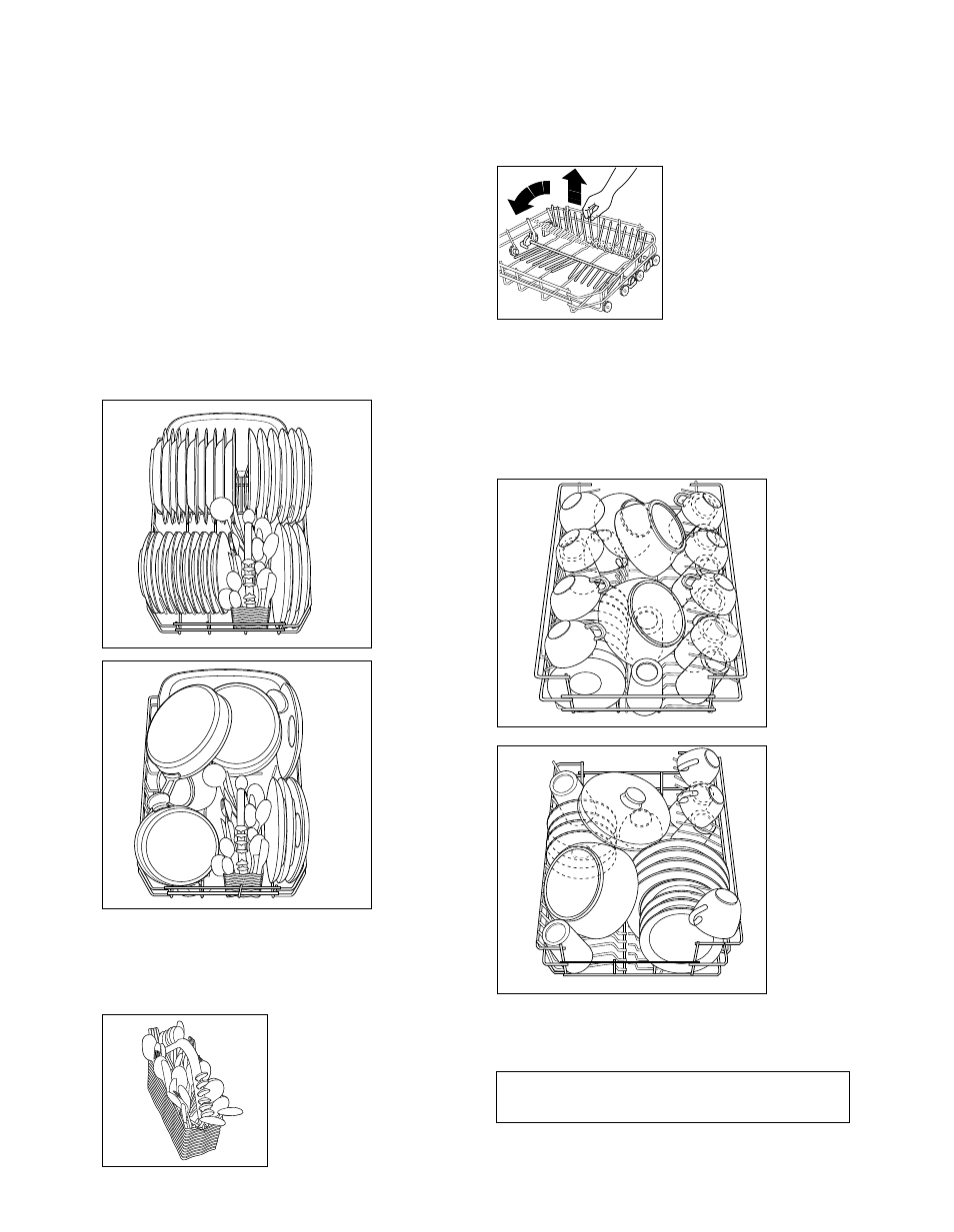 Loading your machine, Use of the lower basket, Use of the upper basket | Zanussi ZT 415 User Manual | Page 9 / 20