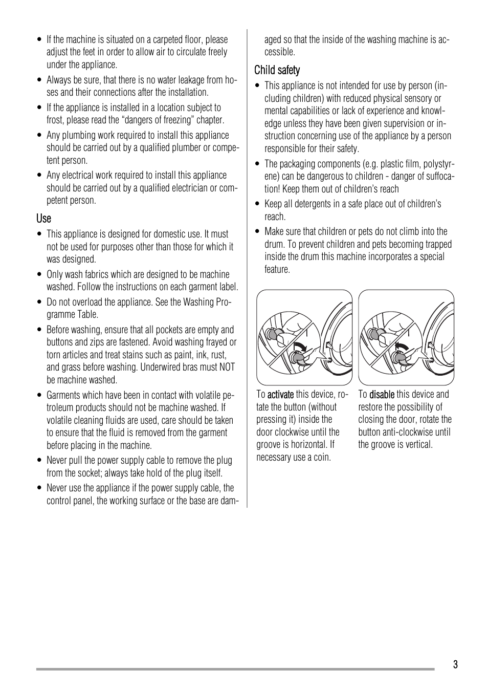 Zanussi ZWH 5145 User Manual | Page 3 / 24