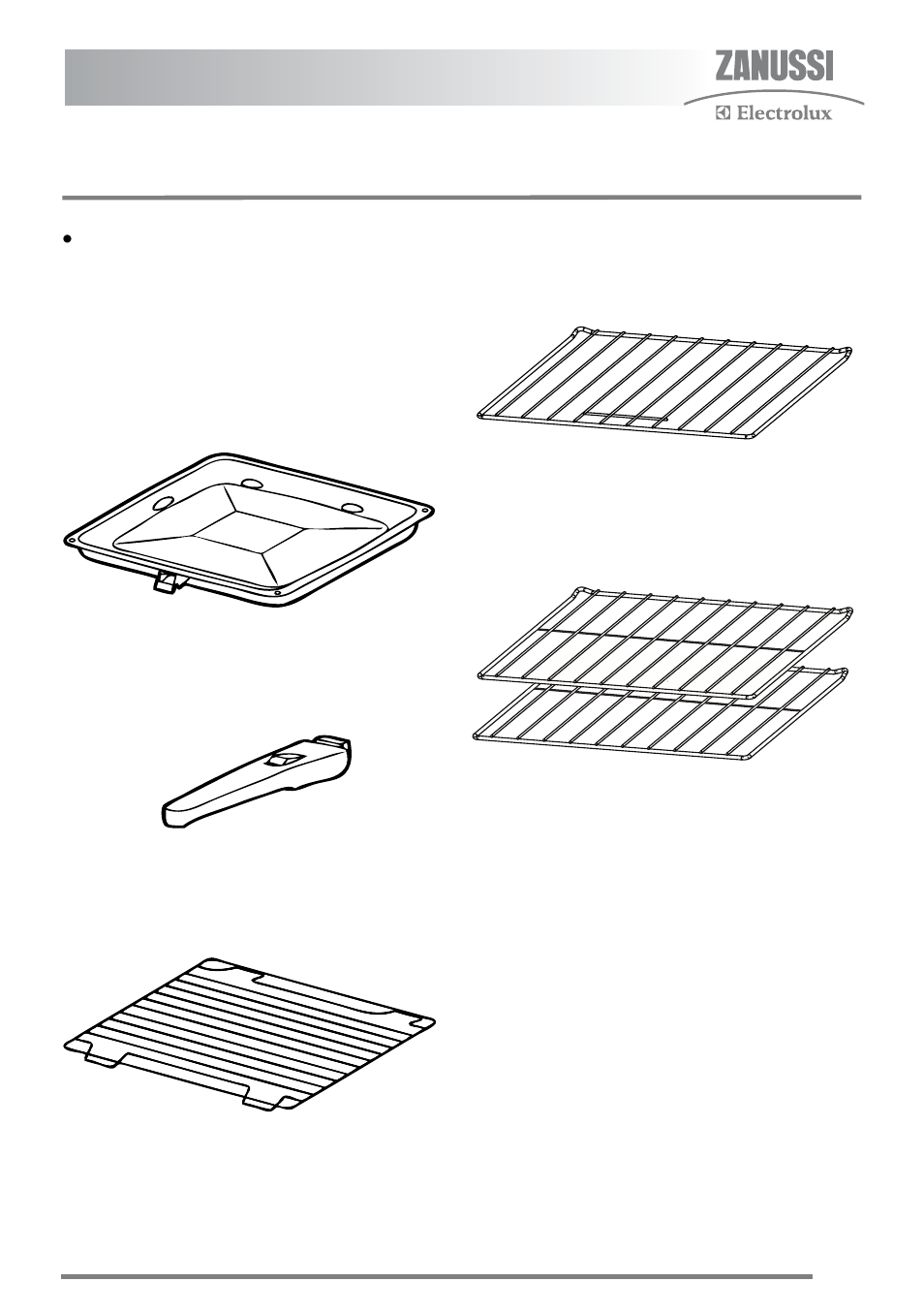 Grill and oven furniture | Zanussi ZKC6040 User Manual | Page 7 / 40