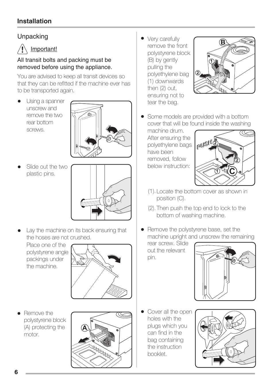 Zanussi LA VITA E BELLA ZWH7120 P User Manual | Page 6 / 24