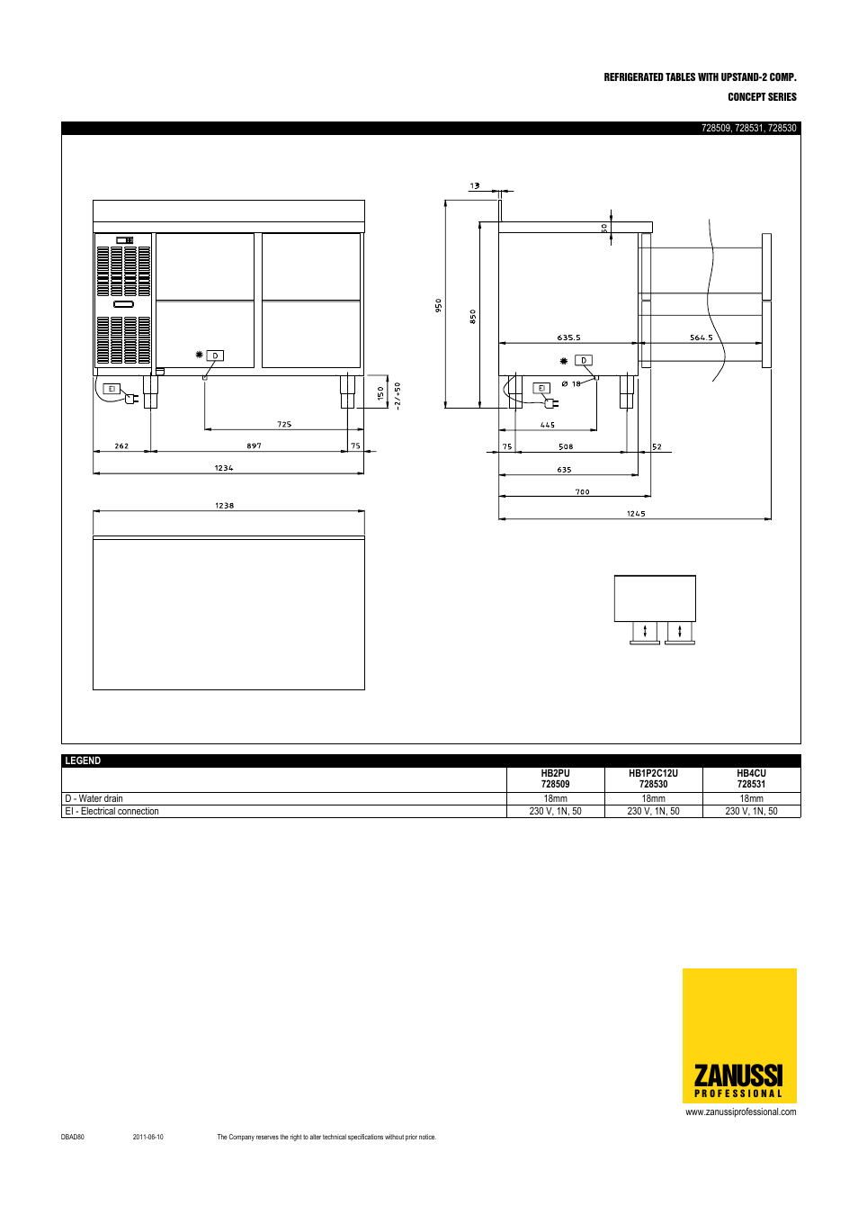 Zanussi | Zanussi 728530 User Manual | Page 3 / 3