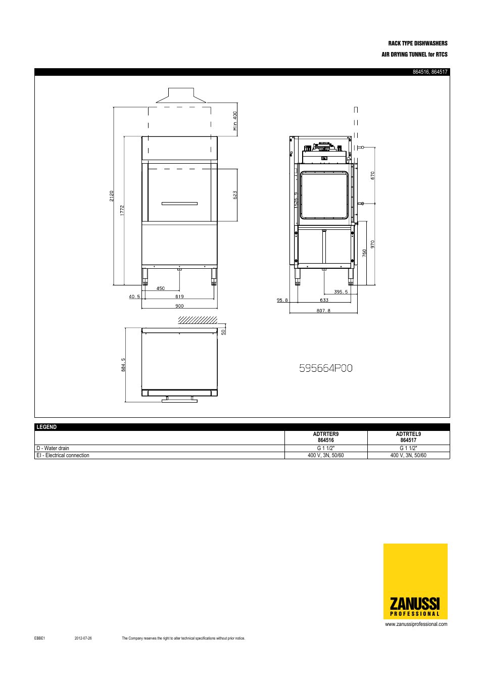 Zanussi | Zanussi 864517 User Manual | Page 3 / 4