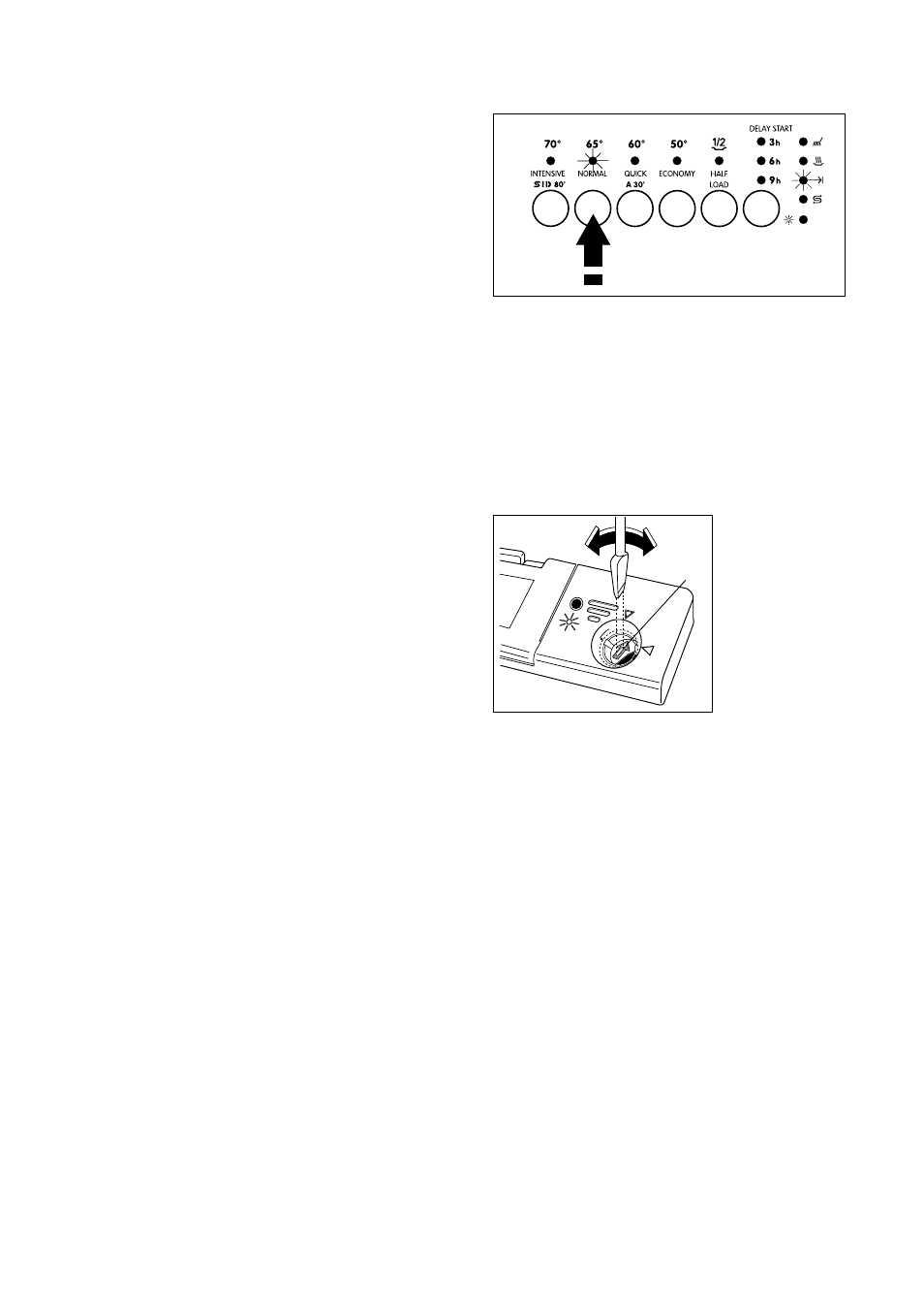 Adjusting the dose | Zanussi DE 6844 A User Manual | Page 10 / 28